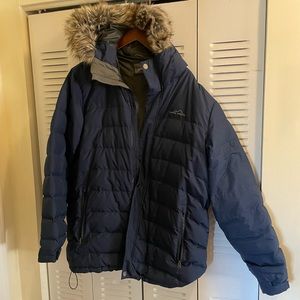 Eddie Bauer down winter parka jacket